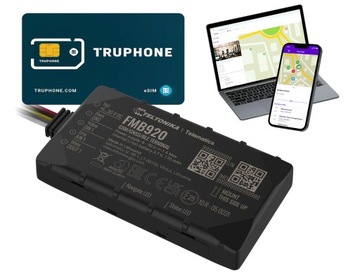Lokalizator GPS Teltonika FMB920 +karta M2M+SERWER