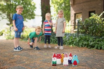 Деревянные кегли для боулинга от BS Toys.