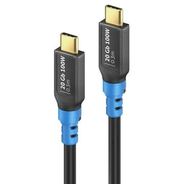 PURELINK FI-U400-003 FLEXINSTALL KABEL USB-C USB4 20Gbps 100W 20A 8K 0,3m