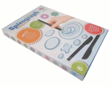 НАБОР ТВОРЧЕСКИХ СПИРОГРАФОВ ДЛЯ РИСОВАНИЯ УЗОРОВ XXL ШАБЛОНЫ РУЧКИ КАРТОЧКИ