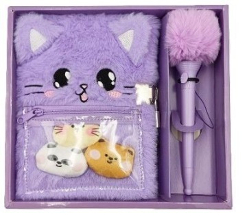 Щоденник з ручкою котик STNUX, STNUX