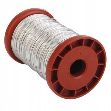 3x 0.5mm drut ze stali nierdzewnej 500G do pszczel
