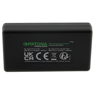 PATONA Ładowarka PD do Sony NP-FZ100