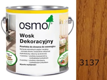 Wosk Dekoracyjny Wiśnia OSMO 0,75L 3137