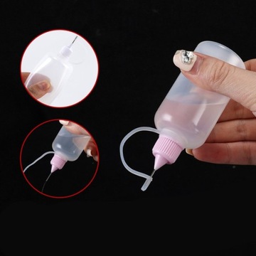 Butelka z igłą PE - 30 ml - aplikator - do dozowania płynów