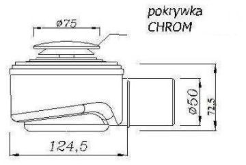 Сифон для душа Fi 50 Speed ​​click clack