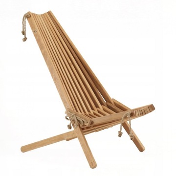 EcoFurn EcoChair Деревянное кресло Ольха Коричневое