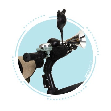 ТРЕХКОЛЕСНЫЙ ВЕЛОСИПЕД С ПОВОРОТНЫМ СИДЕНЬЕМ, ХОДОК + КАННОВЕР