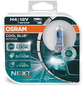 Żarówki H4 OSRAM Cool Blue Intense Next Gen 5000K