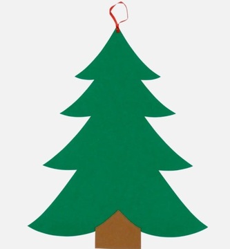 Рождественская елка из фетра своими руками 26 шт. 80 см Новогодняя