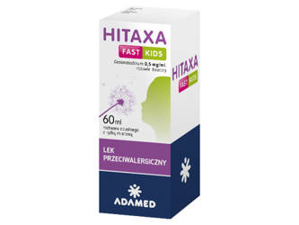HITAXA FAST KIDS ROZTWÓR DOUSTNY, alergia, 60ML