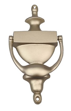 KOŁATKA DRZWIOWA AMFORA DUŻA MOSIĄDZ SATYNA OZDOBN