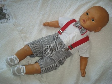 КОМПЛЕКТ ЛЕТНЕЙ ОДЕЖДЫ / КРЕЩЕНИЕ / СВАДЬБА / ШОРТЫ 92