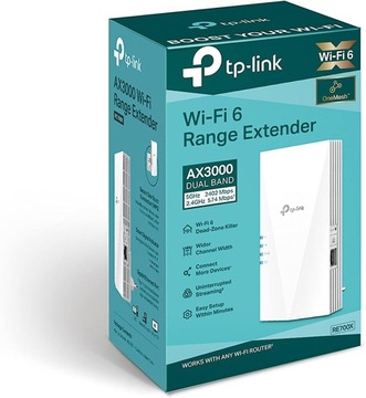 Wzmacniacz sygnału TP-LINK RE700X WiFi 6 AX3000
