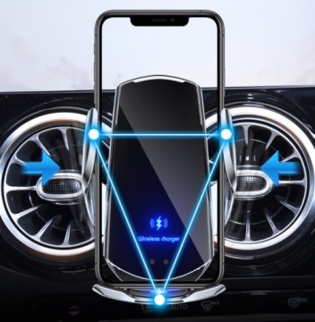 АВТОДЕРЖАТЕЛЬ С ИНДУКТИВНЫМ ЗАРЯДКОМ ДЛЯ АВТОМОБИЛЯ НА ТЕЛЕФОН