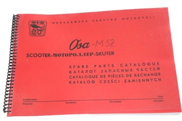 KATALOG CZĘŚCI INSTRUKCJA WFM OSA M-52
