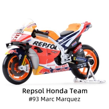 Maisto 1:18 2021 GP Racing Repsol Honda Team Die Cast Vehicles Collectible