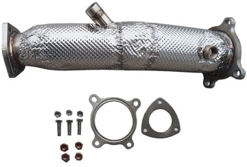 Downpipe A4 B7 A6 C6 3 cale 2.0TFSI Termoizolowany