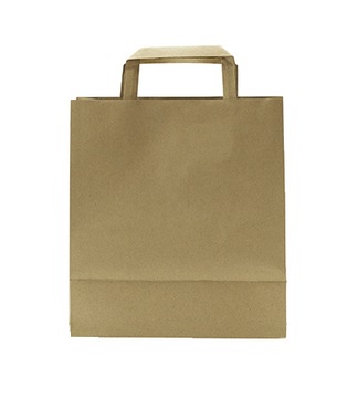 Torba torebka papierowa szara 220x100x250 50szt.