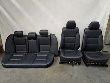 Fotel fotele komplet skóra BMW E60