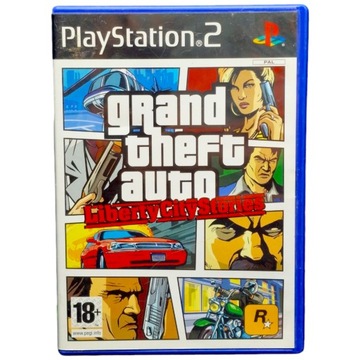 Gra GRAND THEFT AUTO LIBERTY CITY STORIES PlayStation 2 PS2 #3 + plakat