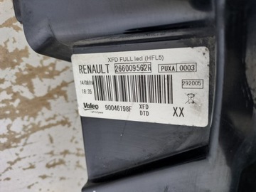HALOGEN PRAVÝ RENAULT TALISMAN 15- LED