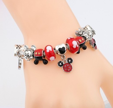 Модульный браслет Микки Маус Микки Маус 20 см Детский кулон