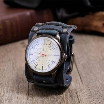 Мужской кожаный ремешок для часов