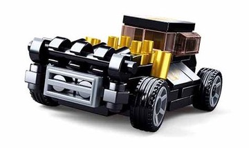 KLOCKI SLUBAN MINI POJAZD Z NAPĘDEM 0801C