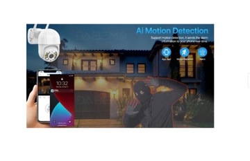 НАРУЖНАЯ ВРАЩАЮЩАЯСЯ КАМЕРА WIFI IP 4x ZOOM SD 5Mpx