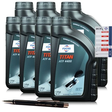 7 LITRÓW OLEJ FUCHS TITAN ATF 4400 7L DO SKRZYŃ AUTOMATYCZNYCH DYSTRYBUTOR