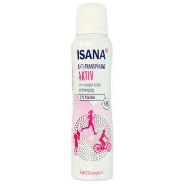 ISANA Antyperspirant Spray dla Kobiet bez Alkoholu
