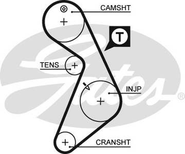 5395 РЕМЕНЬ ГРМ GATES ЛЮБЛИН