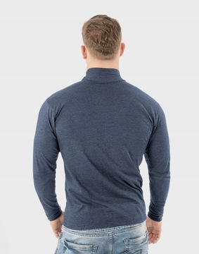 Elegancki Sweter Golf Męski Golfy WXM r XL jeans