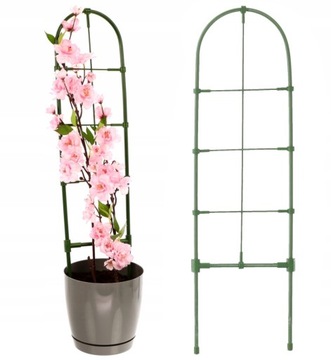 PODPORA DRABINKOWA DO ROŚLIN PNĄCYCH 75CM ZIELONA