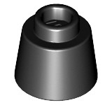 Lego Nowy stożek Black Cone 1 1/6 x 1 1/6 x 2/3 (Fez) 85975