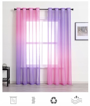 ШТОРА OMBRE VOIL SHADED 100x260 см