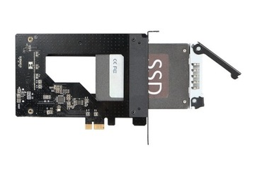 Карта PCIe 2.0 для 2,5-дюймового твердотельного накопителя/жесткого диска SATA с возможностью горячей замены (ToughArmor MB839SP-B)