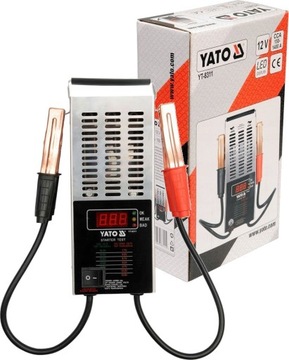 YATO ЦИФРОВОЙ ИЗМЕРИТЕЛЬ НАПРЯЖЕНИЯ АККУМУЛЯТОРА, ЖК-дисплей 12 В 8,5–25 В YT-8311