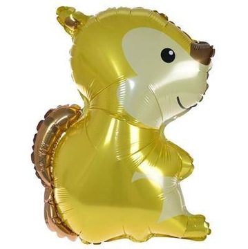 Balon Foliowy Wiewiórka zwierzęta leśne 61 cm