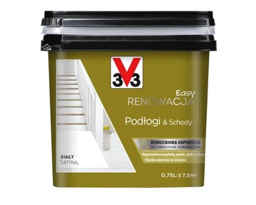 V33 Easy Renowacja Podłogi i Schody Biały 0,75L