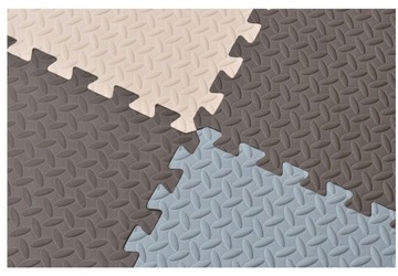 БОЛЬШОЙ КОВРИК ПЕННЫЙ ПАЗЛ 180х180см 9 шт + КРАЯ