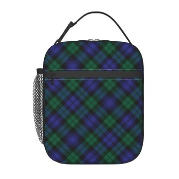 Royal Stewart Tartan Thermal Insulated Lunch Bags Women Comic Cartoon