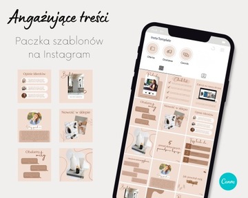 Instagram szablon grafik Social Media