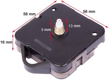 MECHANIZM KWARCOWY DO ZEGARA WIESZAK 5 mm M2188SW