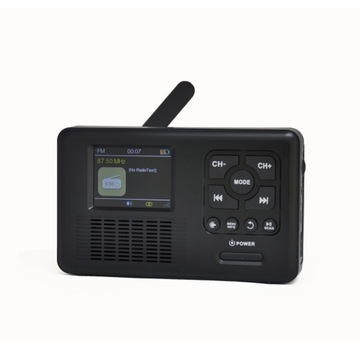 Солнечное кемпинговое радио DAB / FM / BT / USB-фонарик