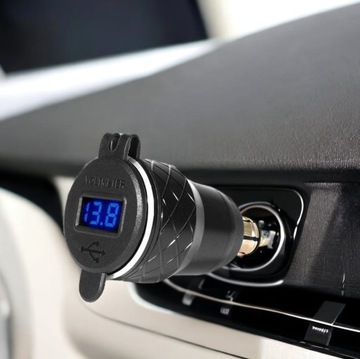 Мотоциклетная розетка 2 x USB QC 3.0 36 Вт MUS44