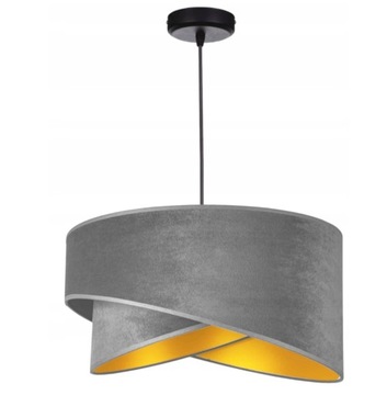 LAMPA WISZĄCA SUFITOWA ŻYRANDOL ABAŻUR NOWOCZESNY