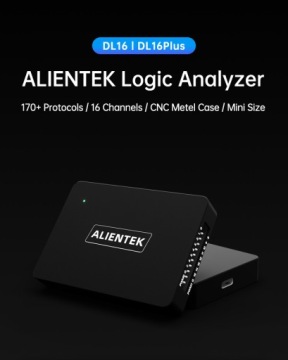 Alientek DL16 16-канальный 250 МГц 1,2-12 В анализатор логических состояний