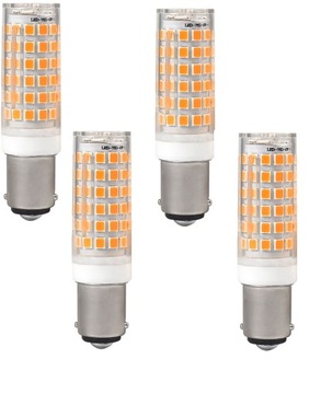 ŻARÓWKA LED B15D 10W=80W BIAŁY CIEPŁY 4 sztuki